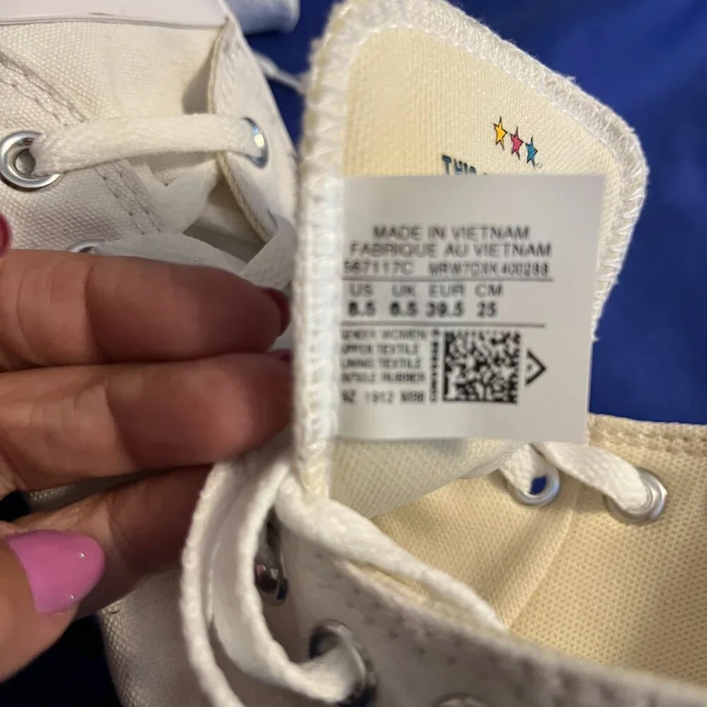 New Converse All-Star Chuck Taylor Empowered By Her Athletic Sneaker Size 8.5 - Picture 5 of 5